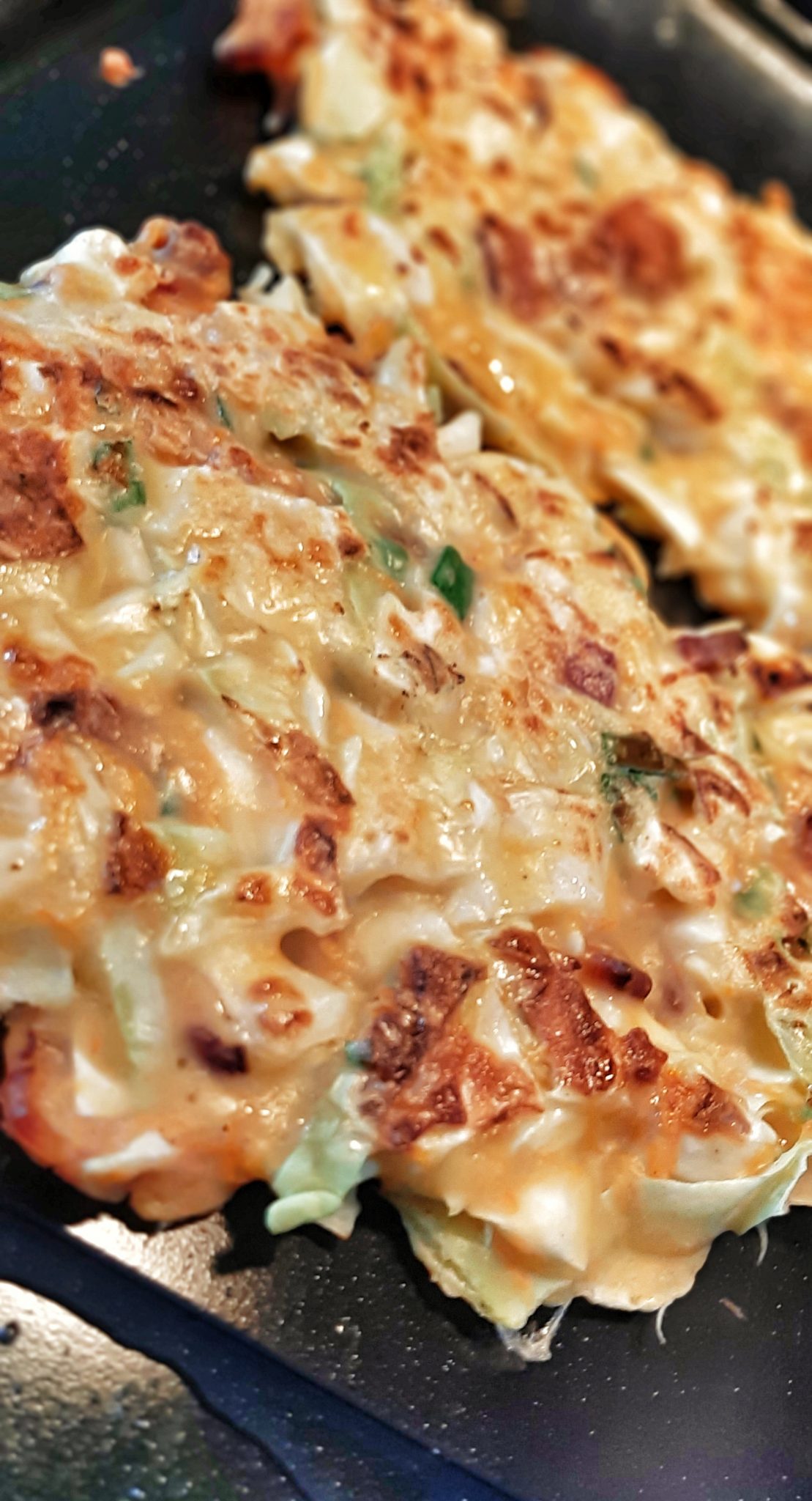 Okonomiyaki Japanese Cabbage Pancakes The Perfectly Imperfect Life