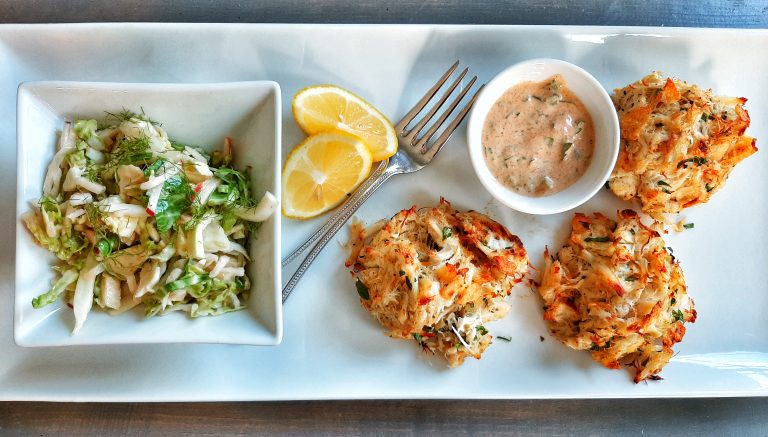 Jumbo Lump Crab Cakes Salad Recipe