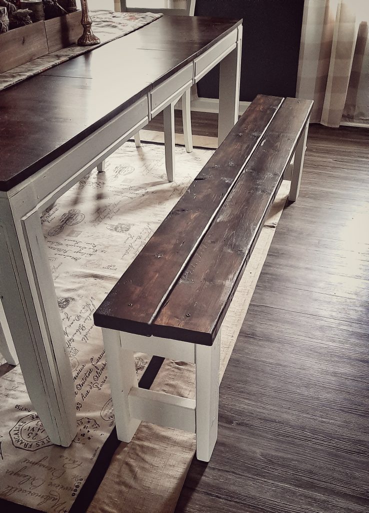 DIY Farmhouse Bench for Dining Table – THE PERFECTLY IMPERFECT LIFE