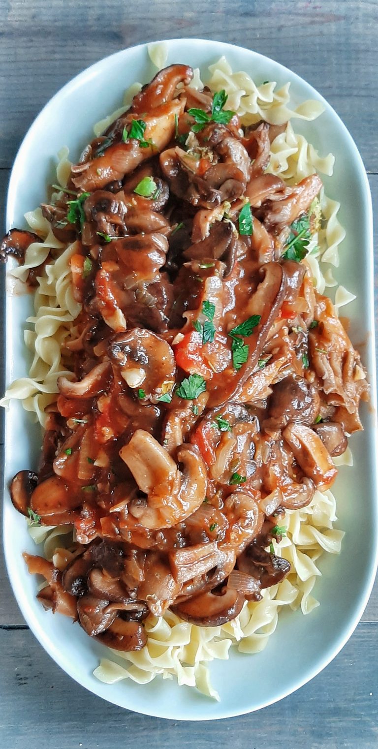 Mushroom Stew with Egg Noodles – THE PERFECTLY IMPERFECT LIFE